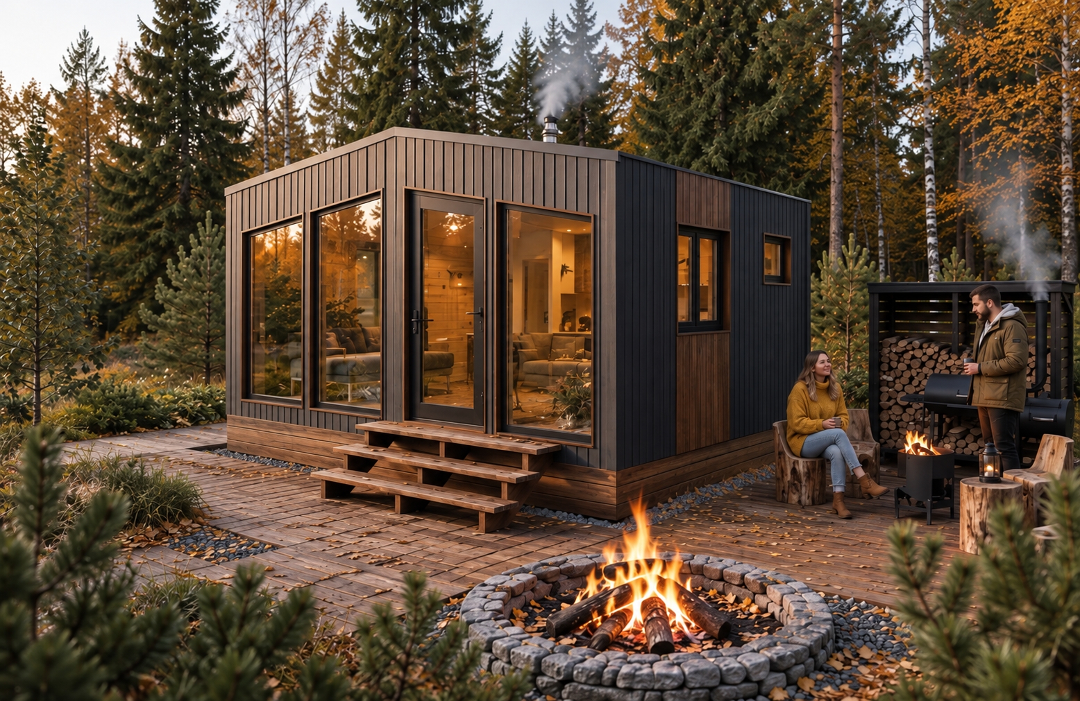 😍 1.800.000₽ НЕБОЛЬШОЙ ЗАГОРОДНЫЙ ДОМ С САУНОЙ ПОД КЛЮЧ🏡