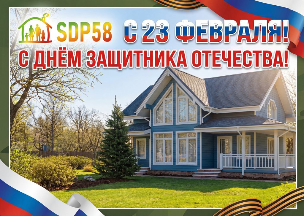 Поздравление с Днём защитника Отечества 23 февраля от SDP58